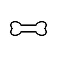 dog bone icon vector design template