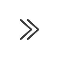 arrow and play button icon vector design template