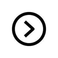 arrow and play button icon vector design template