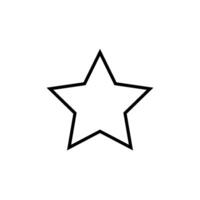 plantilla de diseño de vector de icono de estrella