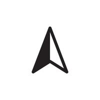 arrow and play button icon vector design template