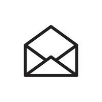 envelope icon vector design template