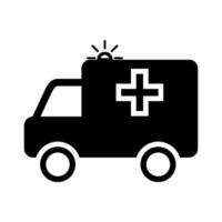 ambulancia icono vector diseño modelo