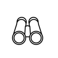 binoculars icon vector design template