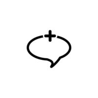 Chat Speech Bubble  Icon vector design templates