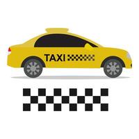 Taxi icono vector diseño modelo