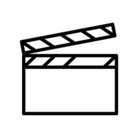 Clapper board  icon vector design templates