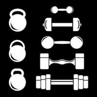 barbell icon vector design template