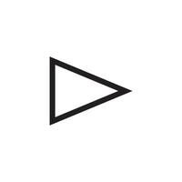 arrow and play button icon vector design template