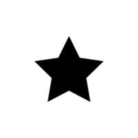 plantilla de diseño de vector de icono de estrella