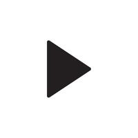 arrow and play button icon vector design template