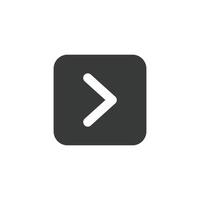 arrow and play button icon vector design template