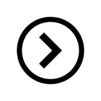 arrow and play button icon vector design template