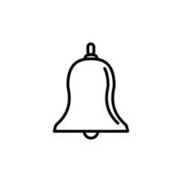 campana icono vector diseño modelo
