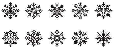 Snow icon on a white background. Vector illustration in flat style.