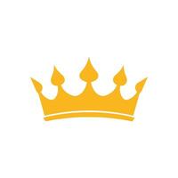 Crown icon.Flat color design.Vector illustration isolated on white background. vector