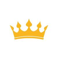 Crown icon.Flat color design.Vector illustration isolated on white background. vector