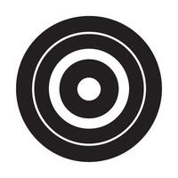 Archery Target Icon Vector. White background design. vector