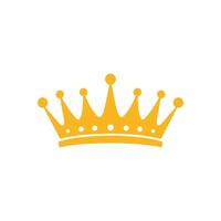 Crown icon.Flat color design.Vector illustration isolated on white background. vector