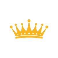 Crown icon.Flat color design.Vector illustration isolated on white background. vector