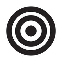 Archery Target Icon Vector. White background design. vector