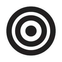 Archery Target Icon Vector. White background design. vector