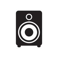 altavoz icono aislado en blanco antecedentes. vector ilustración.