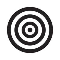 Archery Target Icon Vector. White background design. vector