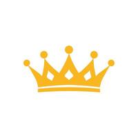 Crown icon.Flat color design.Vector illustration isolated on white background. vector