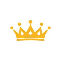 Crown icon.Flat color design.Vector illustration isolated on white background. vector