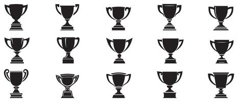 Trophy icon Vector illustration. Isolated on white background.