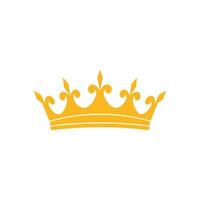 Crown icon.Flat color design.Vector illustration isolated on white background. vector