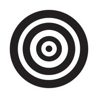 Archery Target Icon Vector. White background design. vector