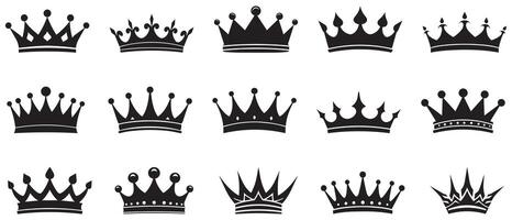 Crown icon.Flat color design.Vector illustration isolated on white background. vector