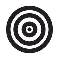 Archery Target Icon Vector. White background design. vector