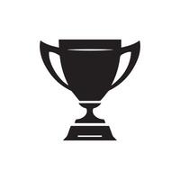 Trophy icon Vector illustration. Isolated on white background.