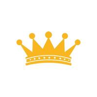 Crown icon.Flat color design.Vector illustration isolated on white background. vector