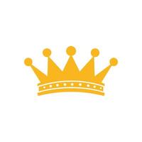 Crown icon.Flat color design.Vector illustration isolated on white background. vector