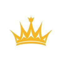 Crown icon.Flat color design.Vector illustration isolated on white background. vector