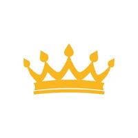 Crown icon.Flat color design.Vector illustration isolated on white background. vector
