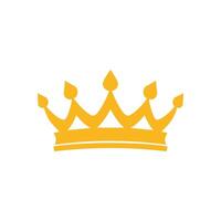 Crown icon.Flat color design.Vector illustration isolated on white background. vector