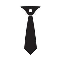 Tie icon isolated on white background vector design.