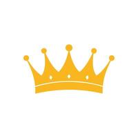 Crown icon.Flat color design.Vector illustration isolated on white background. vector