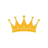 Crown icon.Flat color design.Vector illustration isolated on white background. vector