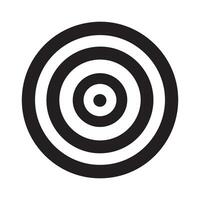 Archery Target Icon Vector. White background design. vector