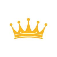 Crown icon.Flat color design.Vector illustration isolated on white background. vector