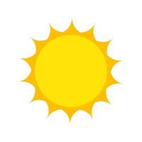 Sun icon. Trendy vector summer symbol for website design