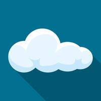 Cloud on sky. isolated on background vector