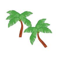 illustration of palm tree vector