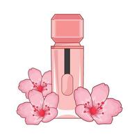 illustration of lip gloss vector